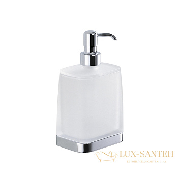 дозатор colombo design time w4280 настенный 360 мл, хром - матовое стекло