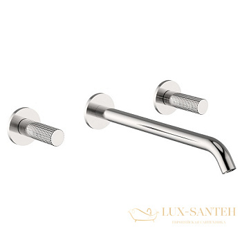 смеситель для раковины встраиваемый cisal x32 x1013511d1, нержавеющая сталь