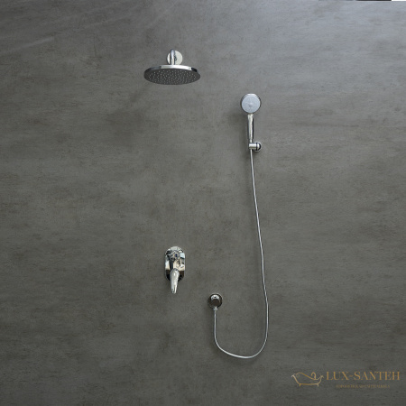 душевая система встраиваемая для душа lemark linara lm0429c, хром