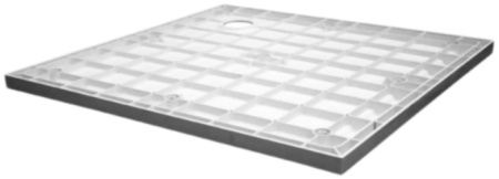 душевой поддон cezares tray smc tray-m-r-90-550-35-w из стеклокомпозита 90x90, белый
