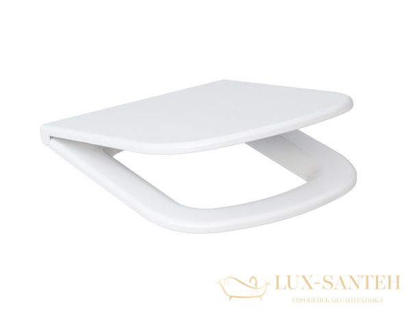 сиденье для унитаза cersanit colour dpl eo, s-ds-col-dl-t, цвет белый
