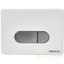 кнопка berges drop 040037 для инсталляции novum d7, белый/глянцевый хром