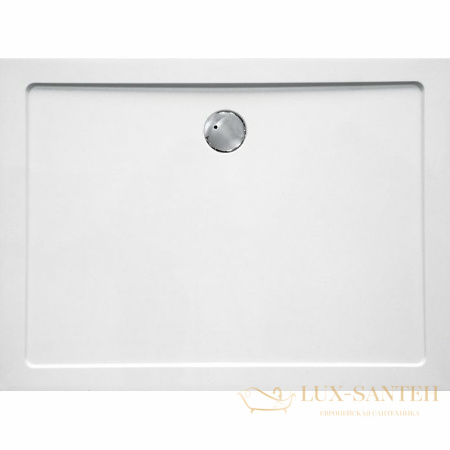 душевой поддон cezares tray smc tray-m-ah-120/80-35-w из стеклокомпозита 120x80, белый