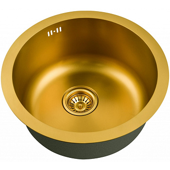кухонная мойка zorg pvd bronze szr-500-bronze, бронза
