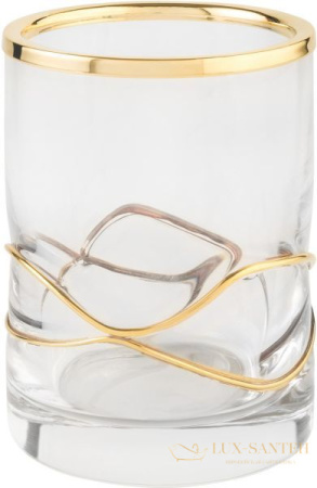 стакан surya crystal stream 6621/ch 7х7х10 см, хром