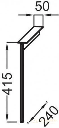 ножки для мебели jacob delafon jacob delafon nouvelle vague eb3053-blv