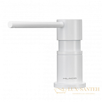 дозатор для жидкого мыла встраиваемый milacio mcu.935.wh, белый матовый