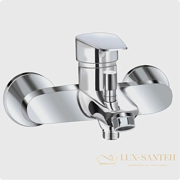 смеситель для ванны aquame prato aqmp6112, с душевым набором, хром