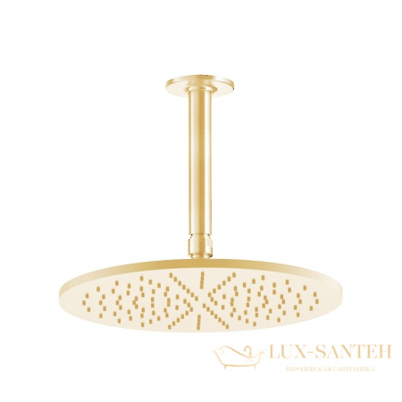 верхний душ gessi inciso 58250.246 300 мм, gold pvd