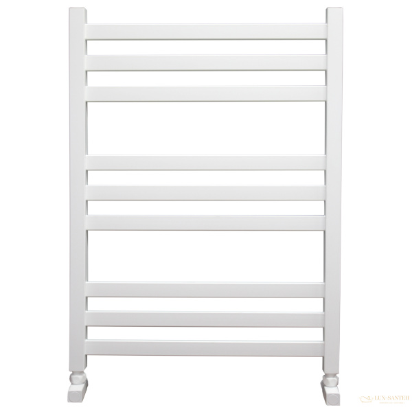 полотенцесушитель ника modern лм-6 80/50 ral9016 белый матовый с вентилями (комплект люкс)