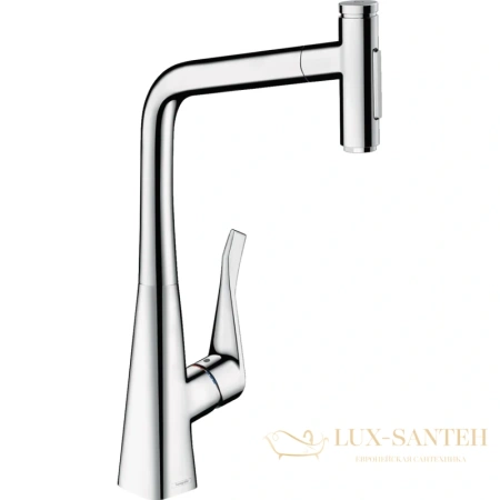 смеситель для кухни hansgrohe metris select m71 73820000 хром