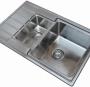 кухонная мойка seaman eco roma smr-7850b.0, нержавеющая сталь