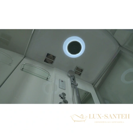 душевая кабина timo lux t-7715 120x90x225 см, стекло прозрачное