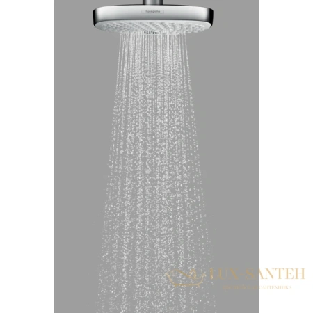 верхний душ hansgrohe croma select e180 2jet 26524400 белый/хром