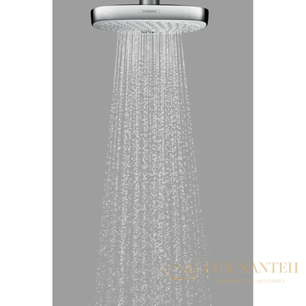 душевая стойка hansgrohe croma select e 180 27258400 с однорычажным смесителем, белый/хром