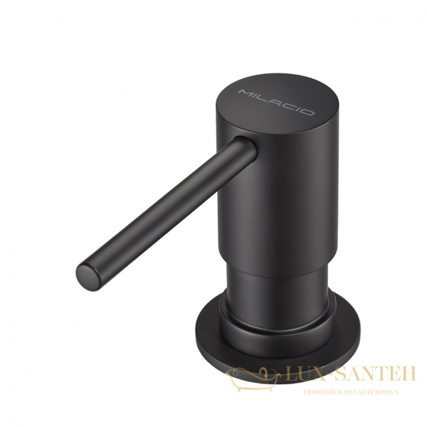 дозатор для жидкого мыла встраиваемый milacio mcu.934.tb, total black