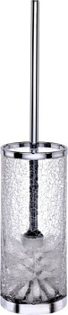 ерш surya crystal 6609/go-wav напольный без крышки 9х9х36 см стекло с эффектом волны, золото