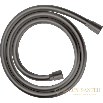 шланг для душа 160 см hansgrohe isiflex 28276340 шлифованный черный хром