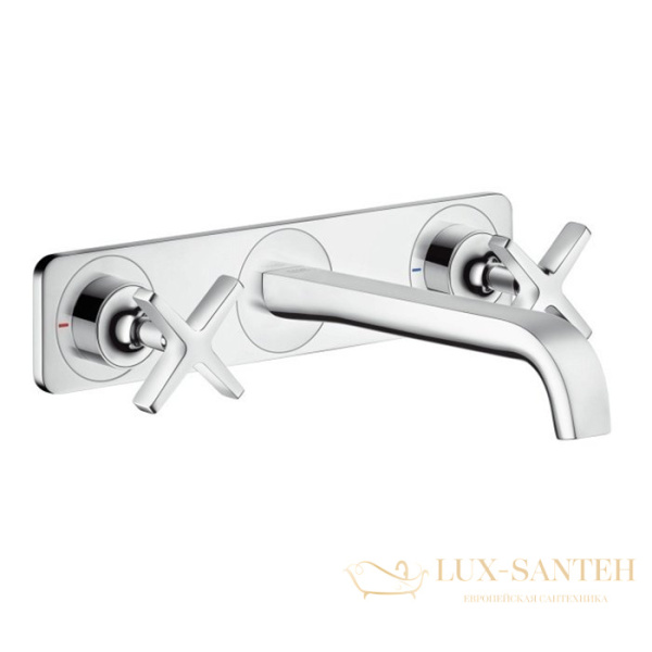 смеситель встраиваемый для раковины, axor citterio, 36115000, с донным клапаном (внешняя часть), хром