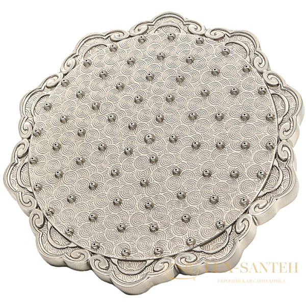 верхний душ milacio mc.002.sl, серебро