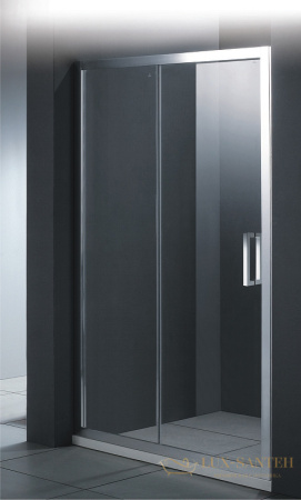 душевая дверь belbagno uno uno-bf-1-130-c-cr 130 см профиль хром, стекло прозрачное 