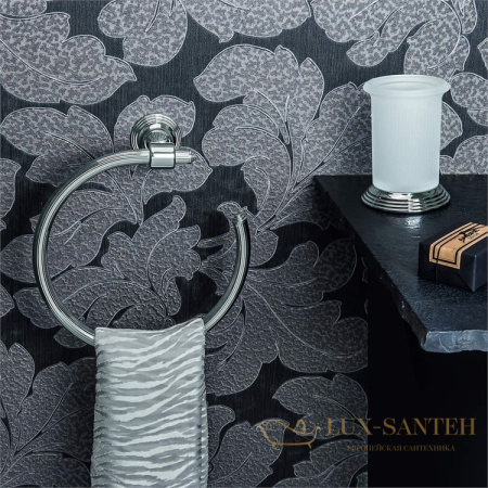 полотенцедержатель кольцо colombo design hermitage b3331, хром