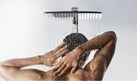 душевая система для ванны hansgrohe raindance select e360 showerpipe 27113000 хром