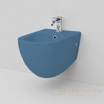 биде artceram file 2.0 flb001 38 00 подвесное, blue avio matt