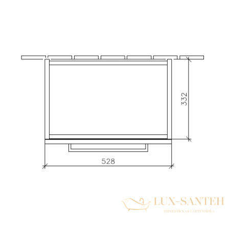 тумба под раковину villeroy & boch avento a88800b1 530х514х352 мм петли слева, crystal grey