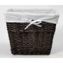 плетеная корзина wasserkraft weser wb-780-l для белья, темно-коричневый