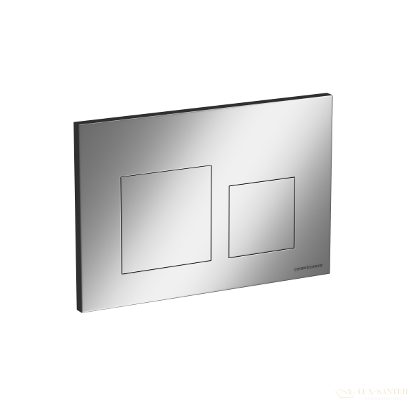 панель смыва ceramica nova balance square cn12-002m для инсталляции, хром матовый