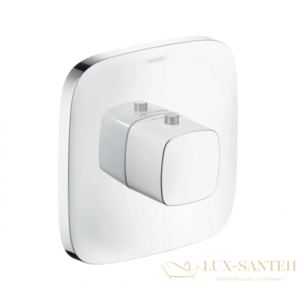 термостат hansgrohe puravida highflow белый/хром 15772400