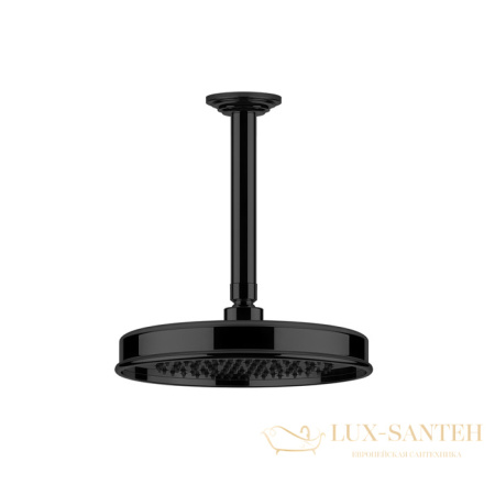 верхний душ gessi venti20 65152.299 ø 200 мм, black xl