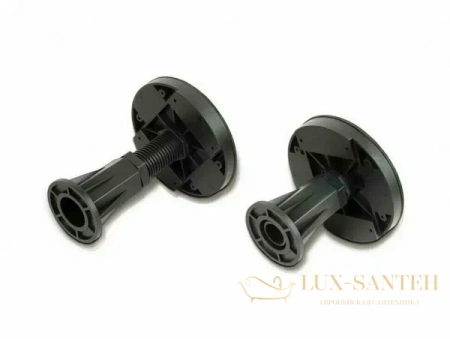 комплект ножек для поддона из искусственного мрамора cezares tray-legs-as-07, черный матовый