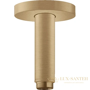 кронштейн для верхнего душа hansgrohe 27393140 шлифованная бронза