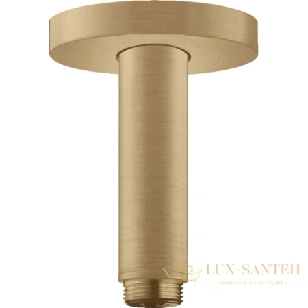 кронштейн для верхнего душа hansgrohe 27393140 шлифованная бронза