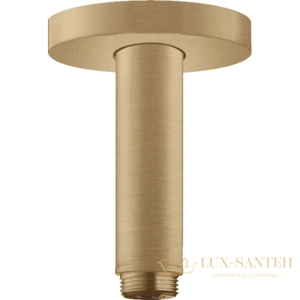 кронштейн для верхнего душа hansgrohe 27393140 шлифованная бронза