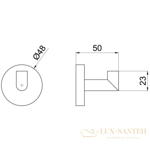 крючок allen brau priority 6.31001-bn, никель
