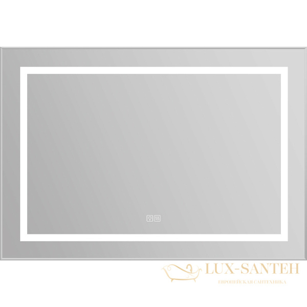 зеркало belbagno kraft spc-kraft-985-685-tch-warm 98.5 см с подсветкой, с подогревом, с сенсорным выключателем, сатин