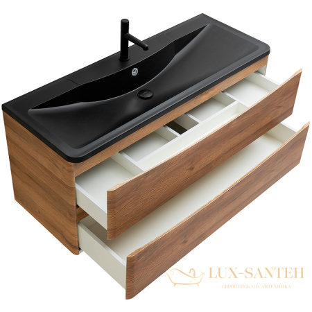 тумба под раковину belbagno acqua acqua-1200-2c-so-rr 120 см подвесная, rovere rustico