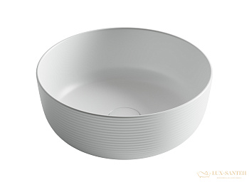 раковина накладная ceramica nova element cn6073mw, 356*356*135 мм, белый матовый