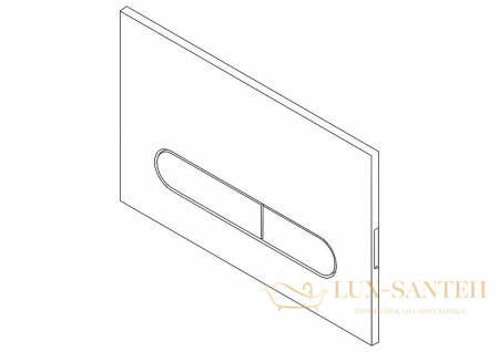 клавиша смыва belbagno prospero bb006-pr-chrome.m, хром матовый