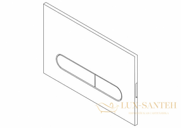 клавиша смыва belbagno prospero bb007-pr-nero.m, черный матовый