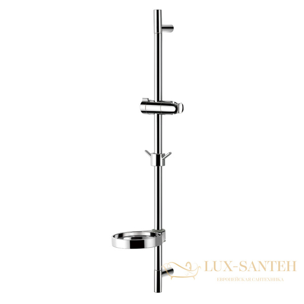 душевая штанга lemark lm8103c с мыльницей, хром