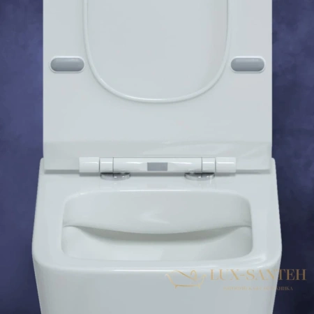 комплект: подвесной унитаз berges floe 043223 + система инсталляции berges novum f3, белый, клавиша хром