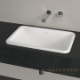 раковина villeroy&boch loop&friends 4a650001, 60,5x41 см, встраиваемая сверху столешницы, белый глянцевый