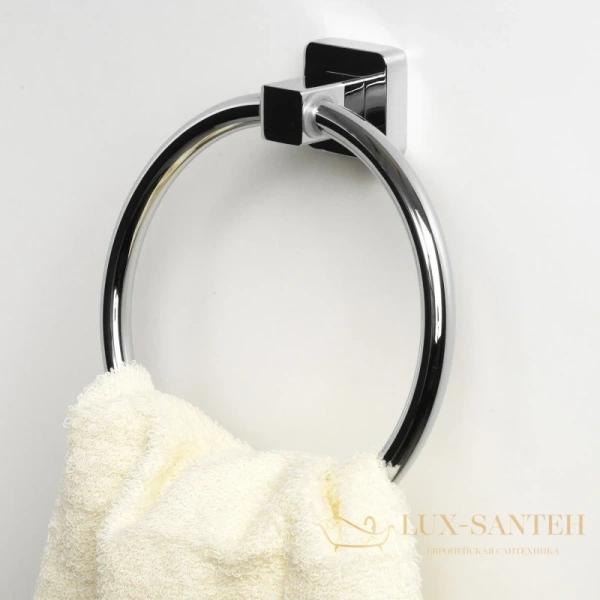 полотенцедержатель-кольцо wasserkraft lippe k-6560, хром