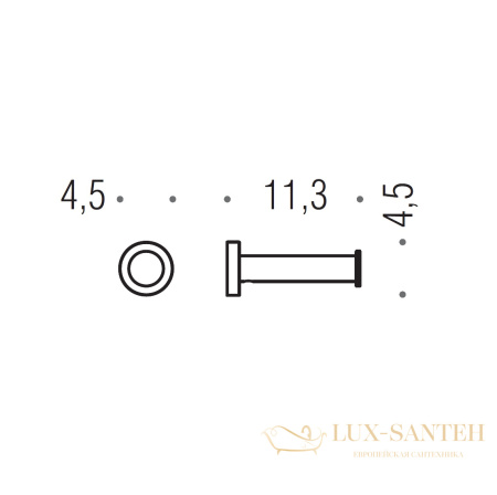 держатель запасного рулона colombo design plus w4992.hps1, нержавеющая сталь шлифованная