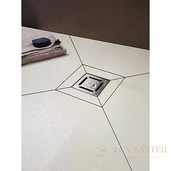 душевой трап berges platz norma 091059 148x148/50 мм, хром