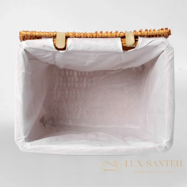 плетеная корзина wasserkraft ammer wb-370-l для белья, светло-коричневый